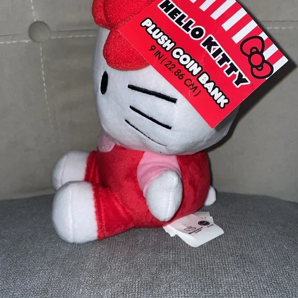Hello kitty Plush Coin Bank - Picture 4 of 5